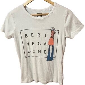 Stanley Stella Be Parisian Paris organic Cotton White Short Sleeve Tee L…